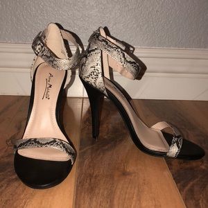 Snake print Strappy Sandals